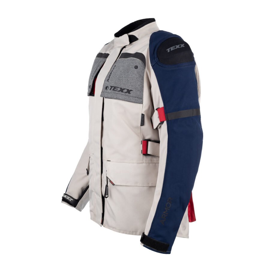 Jaqueta Texx Armor Ld Fem Branc Azul Verm Cinz    S [F016] - Imagem 3