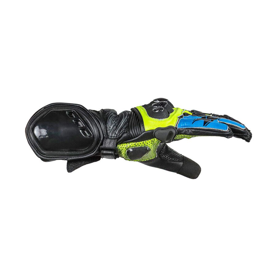 Luvas Texx Pista V2 Azul Verd - Imagem 4
