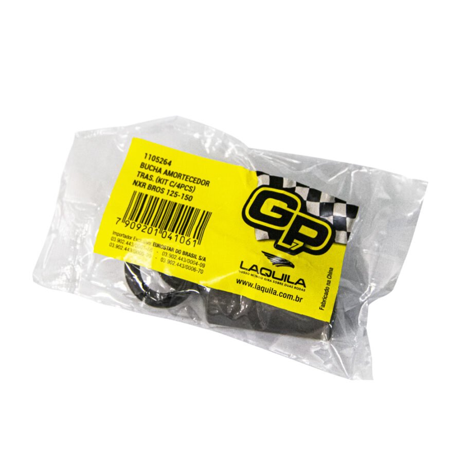Bucha Amortecedor Tras. (kit C/ 4pcs) Gp7 Nxr Bros 125-150 - Imagem 2