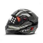 Capacete Moto Fechado Gtx Fox Fw3 Oculos Interno